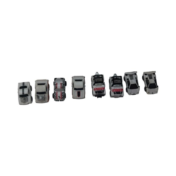VTG Micro Machines White Car Lot 8 Piece Collection Lamborghini Off-Road More! - Picture 1 of 9